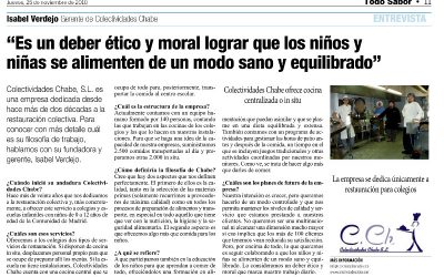 Articulo de Colectividades Chabe en La Razón