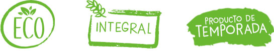 productos ECO, integrales y de temporada productos ECO, integrales y de temporada